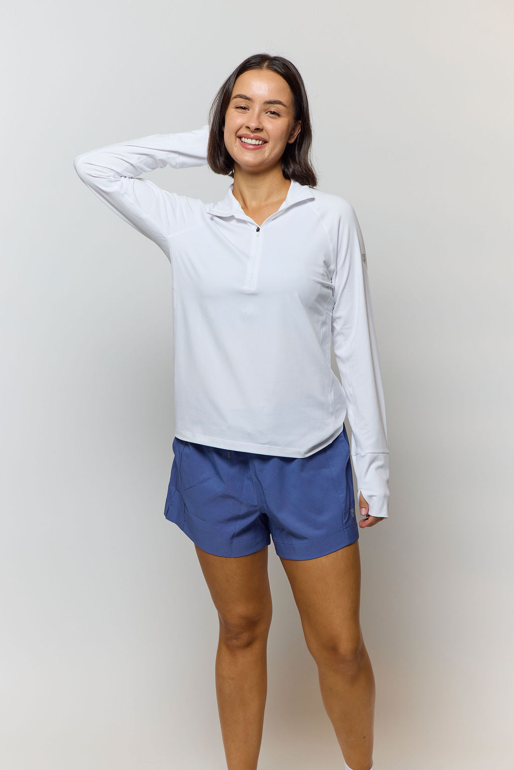 Foudy Mid-Weight Half-Zip Long Sleeve Top
