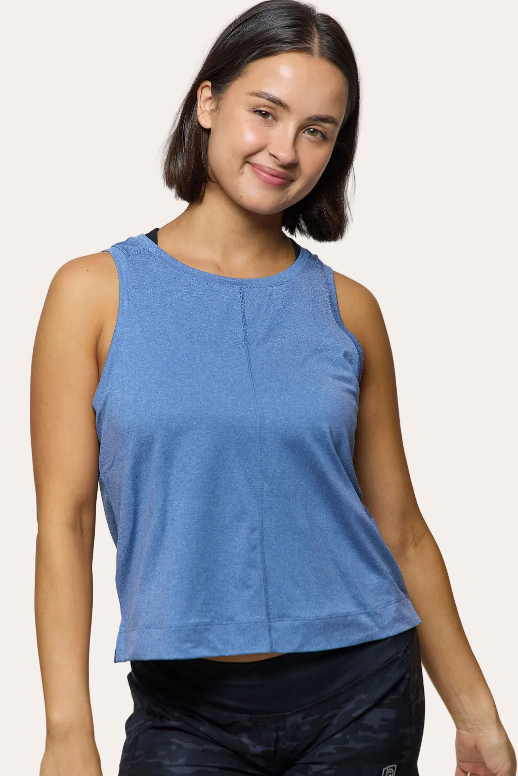 Boxy Mesh Crop Tank