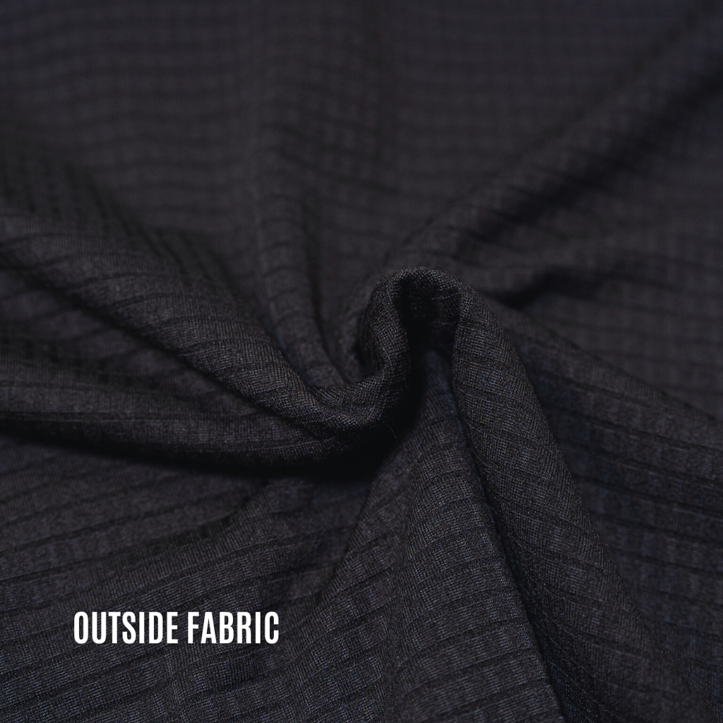 Waffle-Knit Quarter-Zip Hoodie