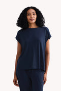Relaxed Modal Tee – Moonlit Navy