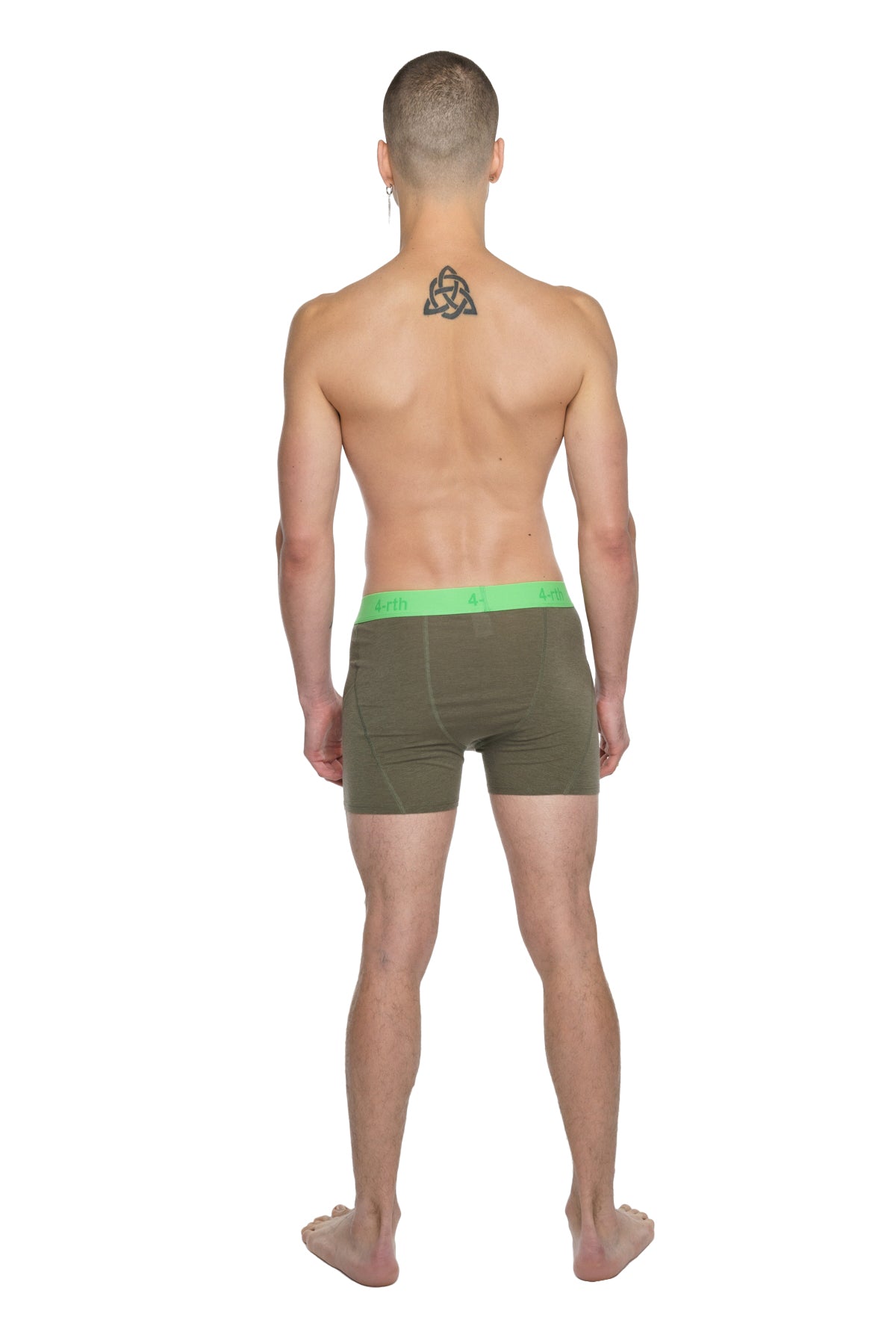 Performance Yoga Legging Shorts – Olive Green