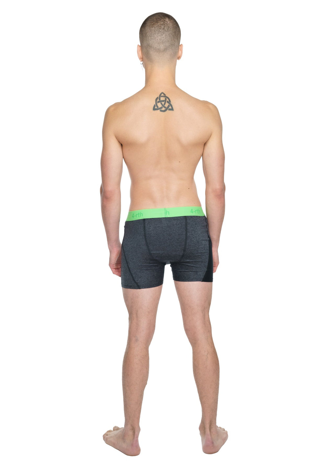 Performance Yoga Legging Shorts – Charcoal Heather