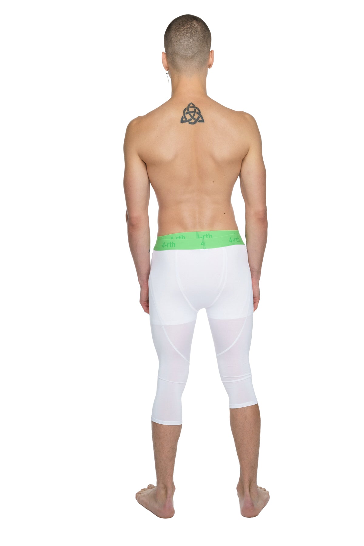 3/4 Performance Yoga Leggings – Arctic White