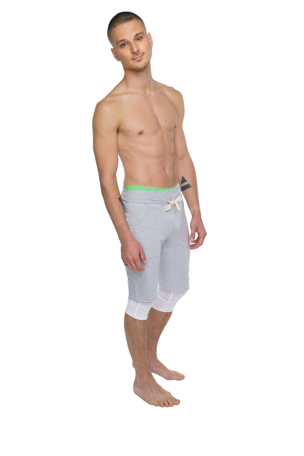 3/4 Performance Yoga Leggings – Arctic White