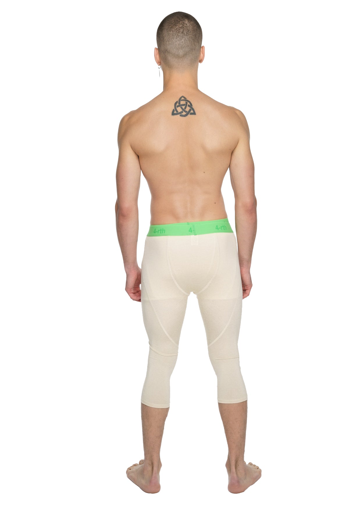 3/4 Performance Yoga Leggings – Sand Beige