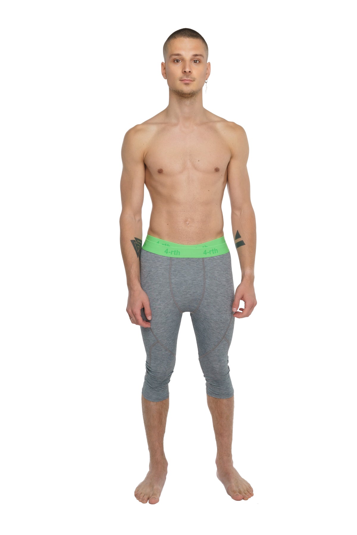 3/4 Performance Yoga Leggings – Steel Heather