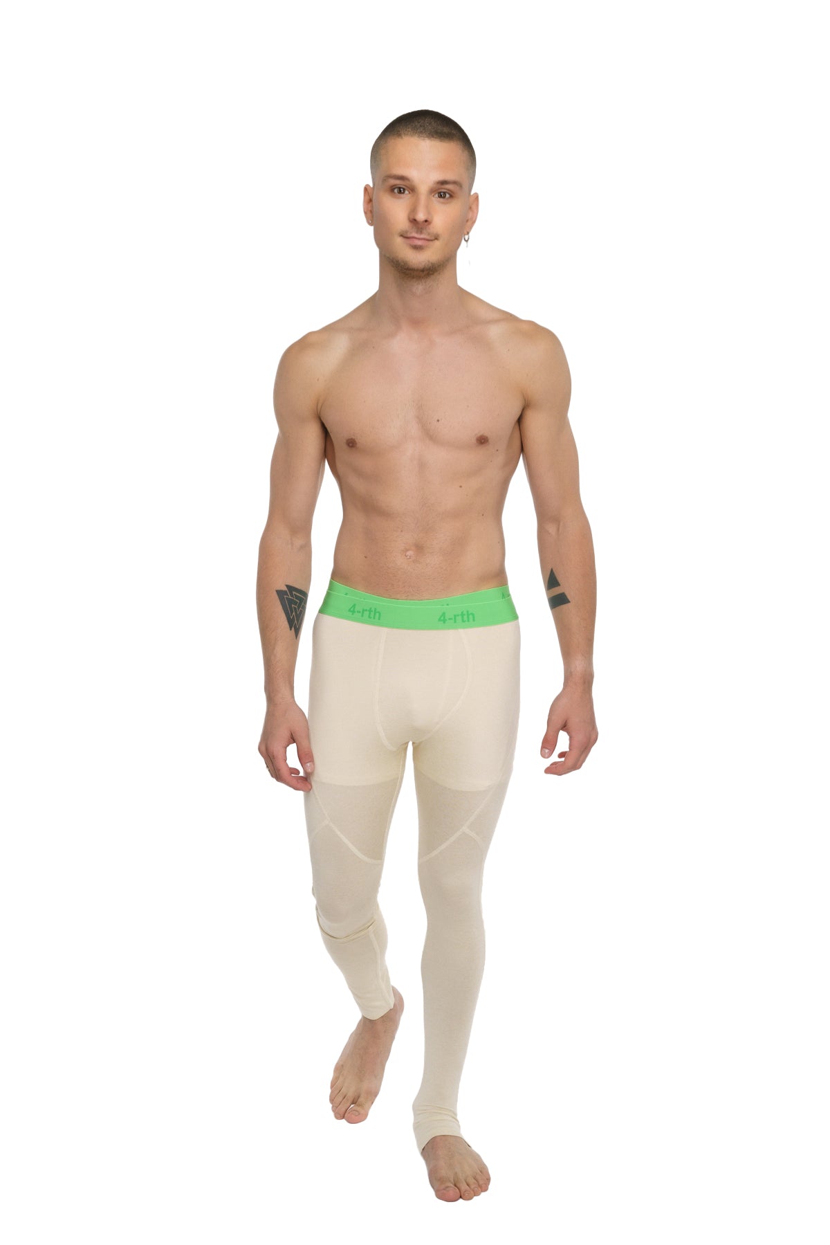Full-Length Performance Yoga Leggings – Sand Beige