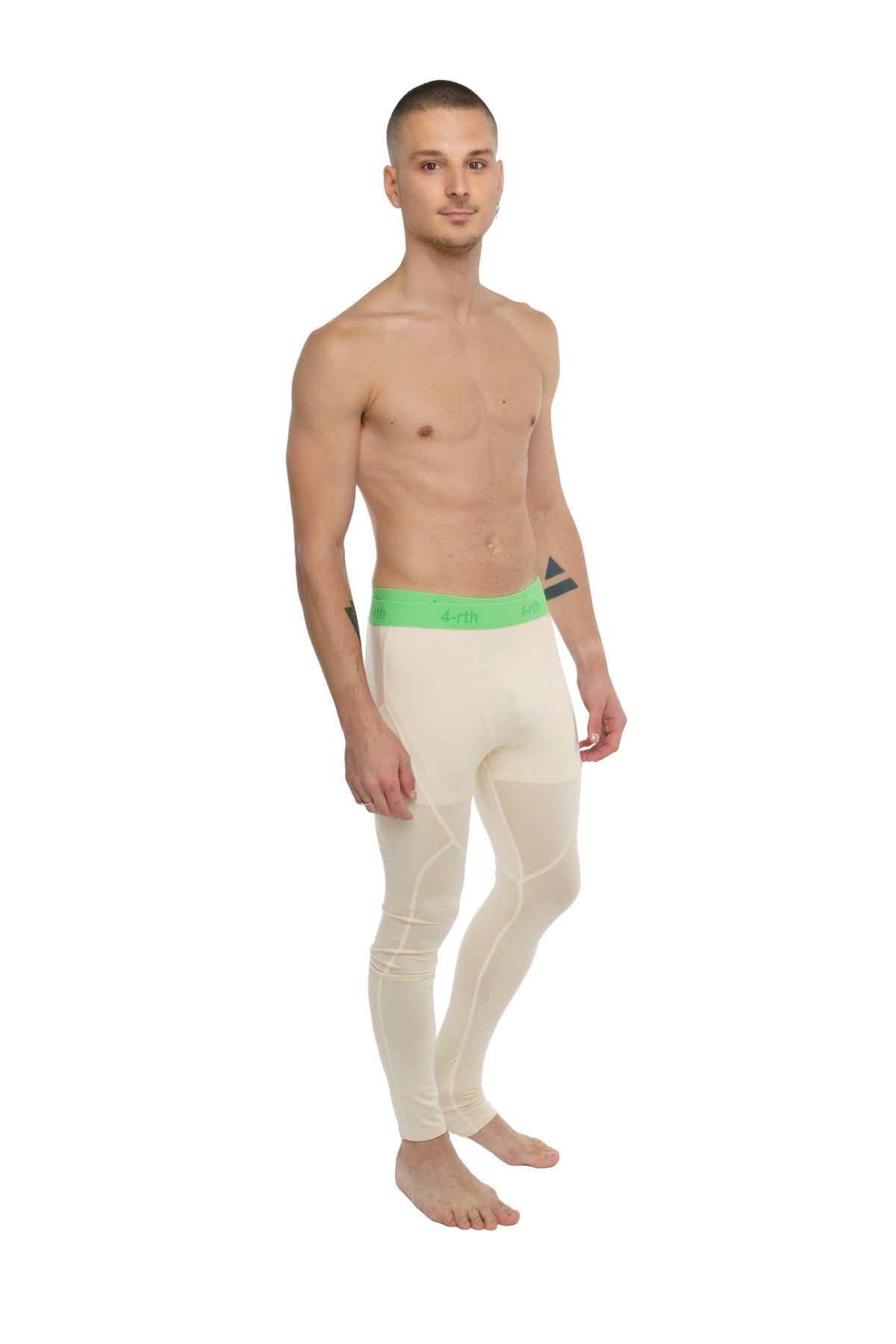 Full-Length Performance Yoga Leggings – Sand Beige