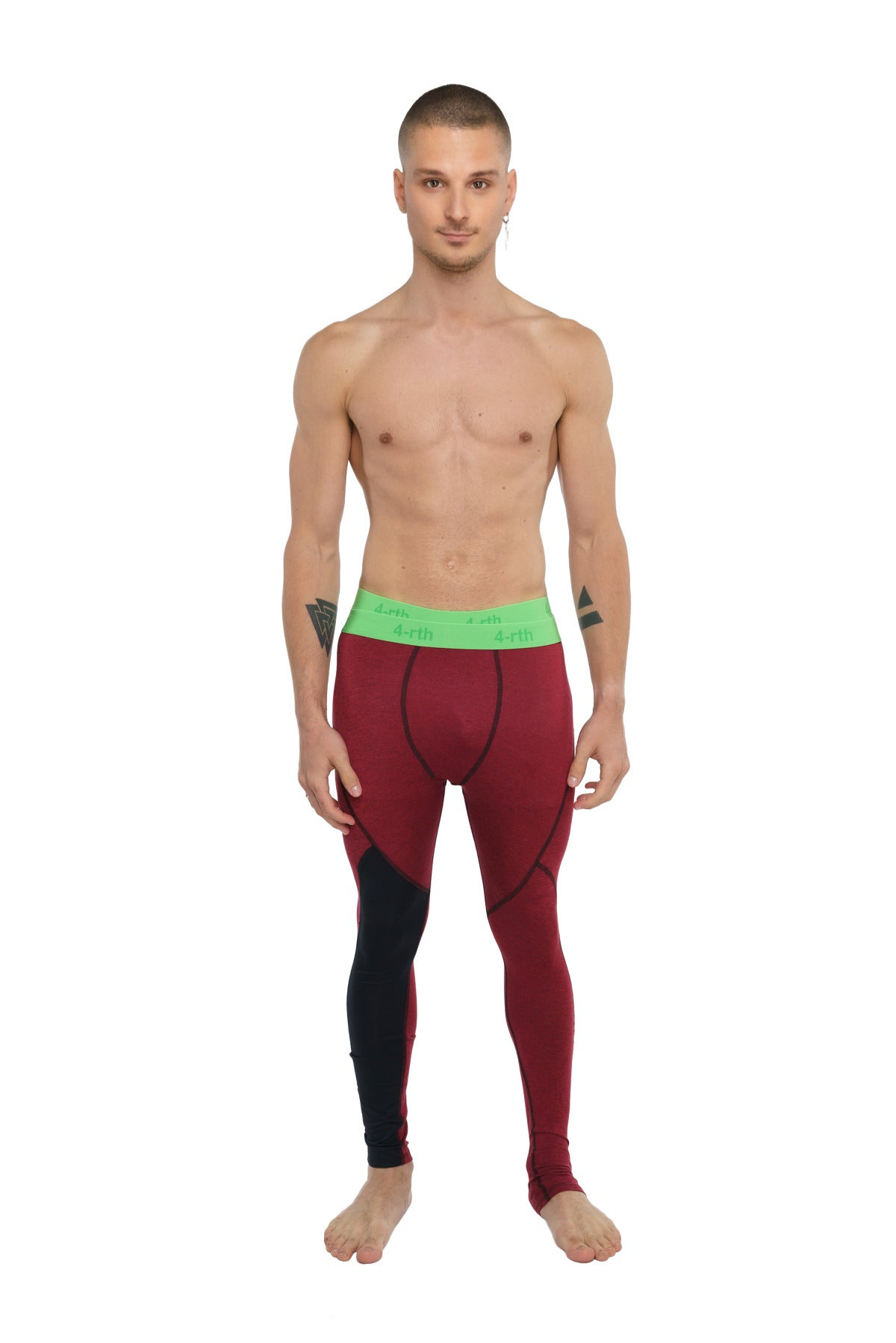 Performance Yoga Leggings – Brick Red Heather