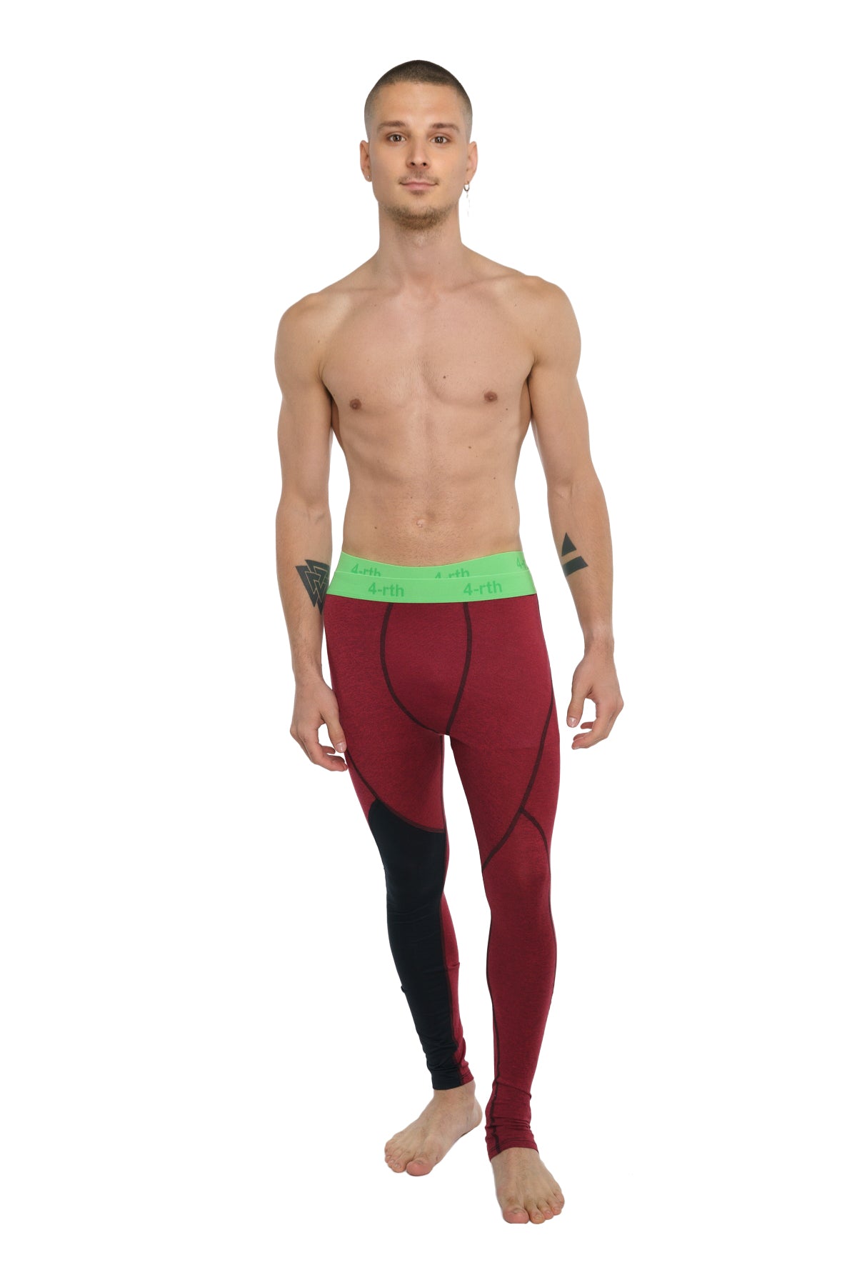 Performance Yoga Leggings – Brick Red Heather