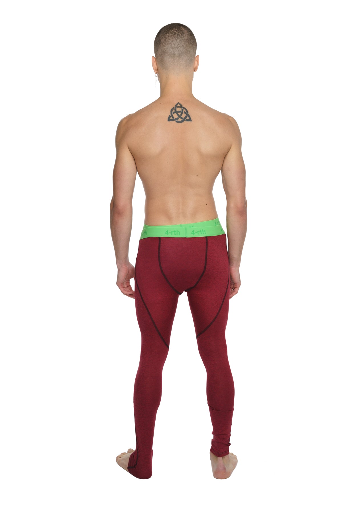 Performance Yoga Leggings – Brick Red Heather
