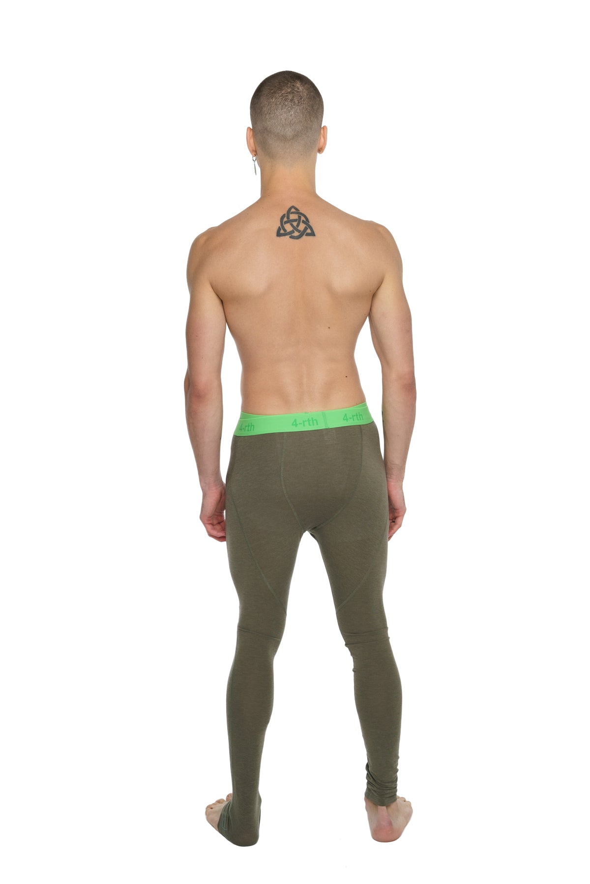 Performance Yoga Leggings – Olive Green