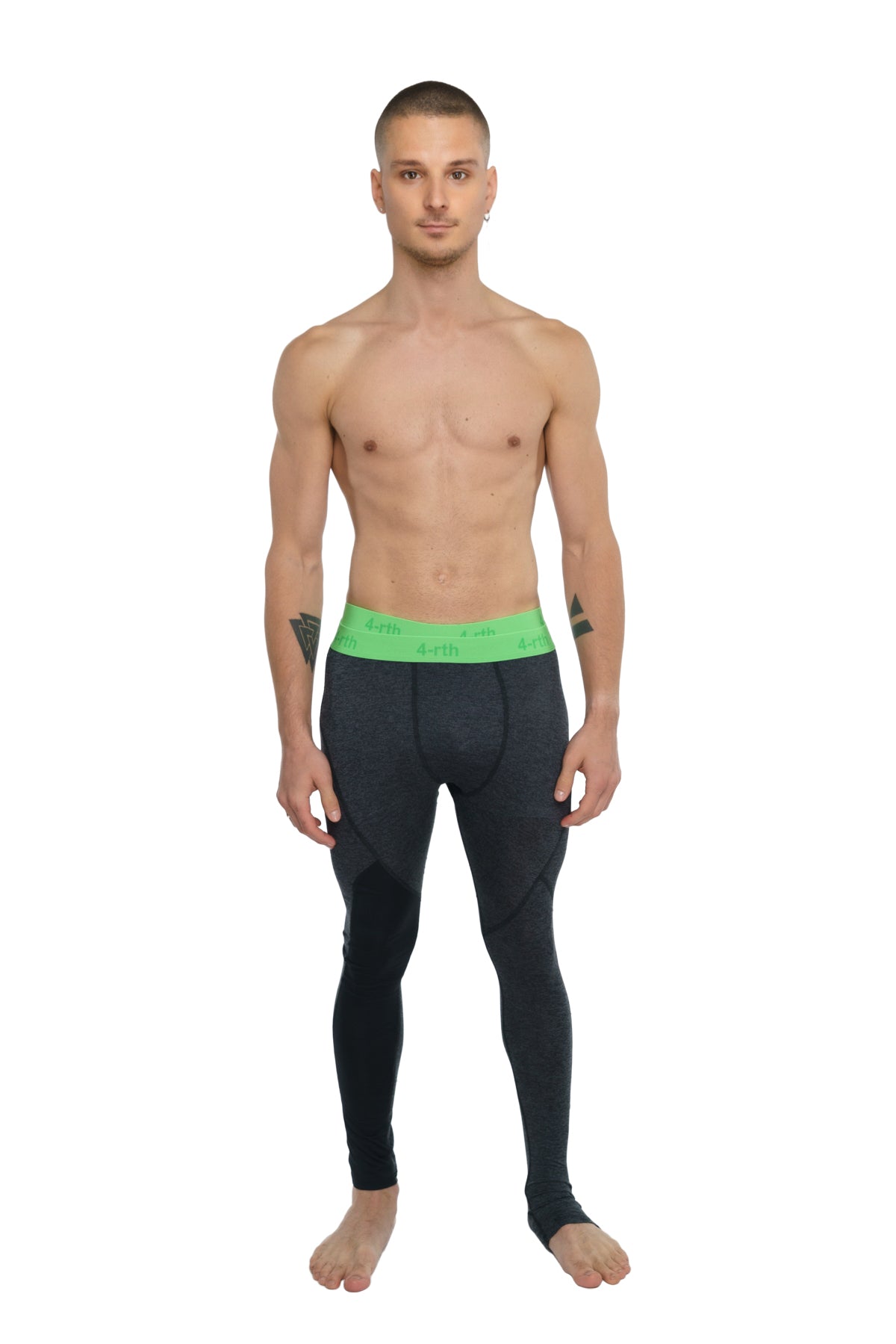 Full-Length Performance Yoga Leggings – Charcoal Heather