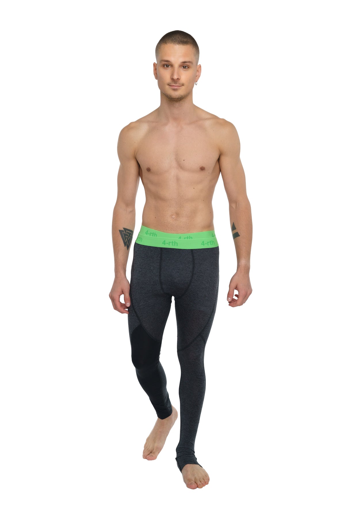 Full-Length Performance Yoga Leggings – Charcoal Heather