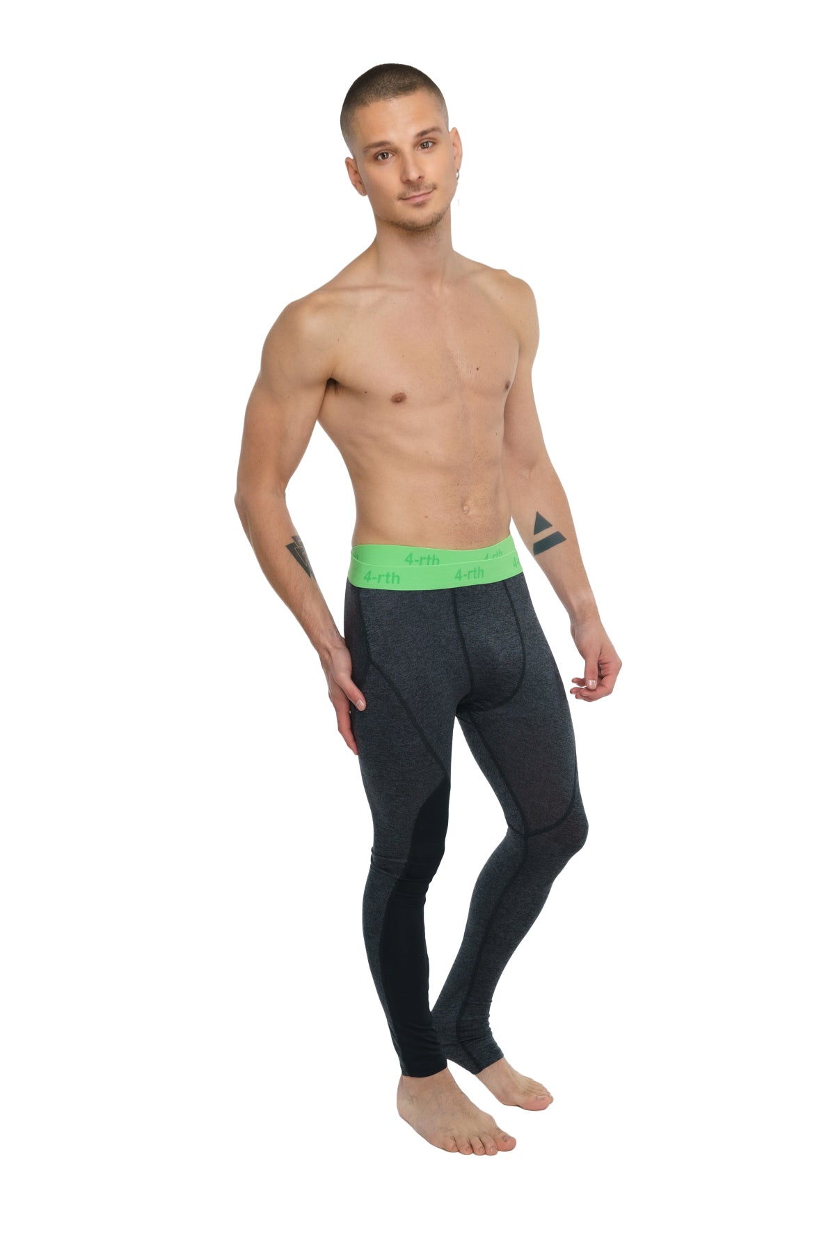 Full-Length Performance Yoga Leggings – Charcoal Heather