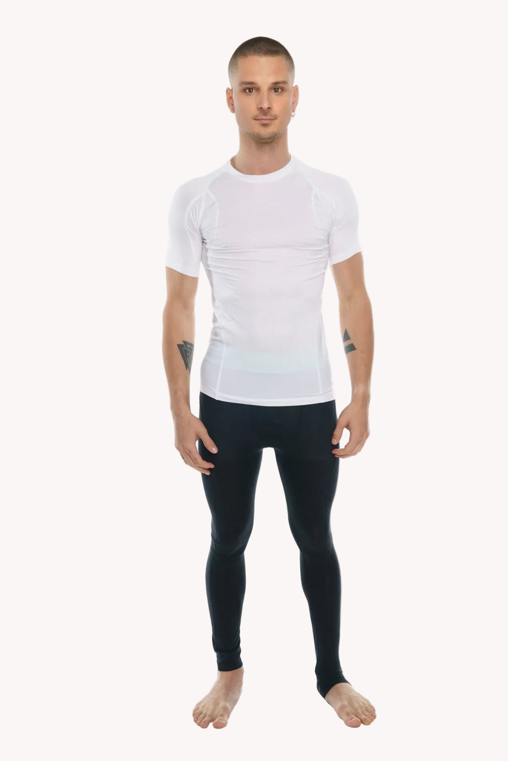 Designer Raglan Crew-Neck Tee – Arctic White