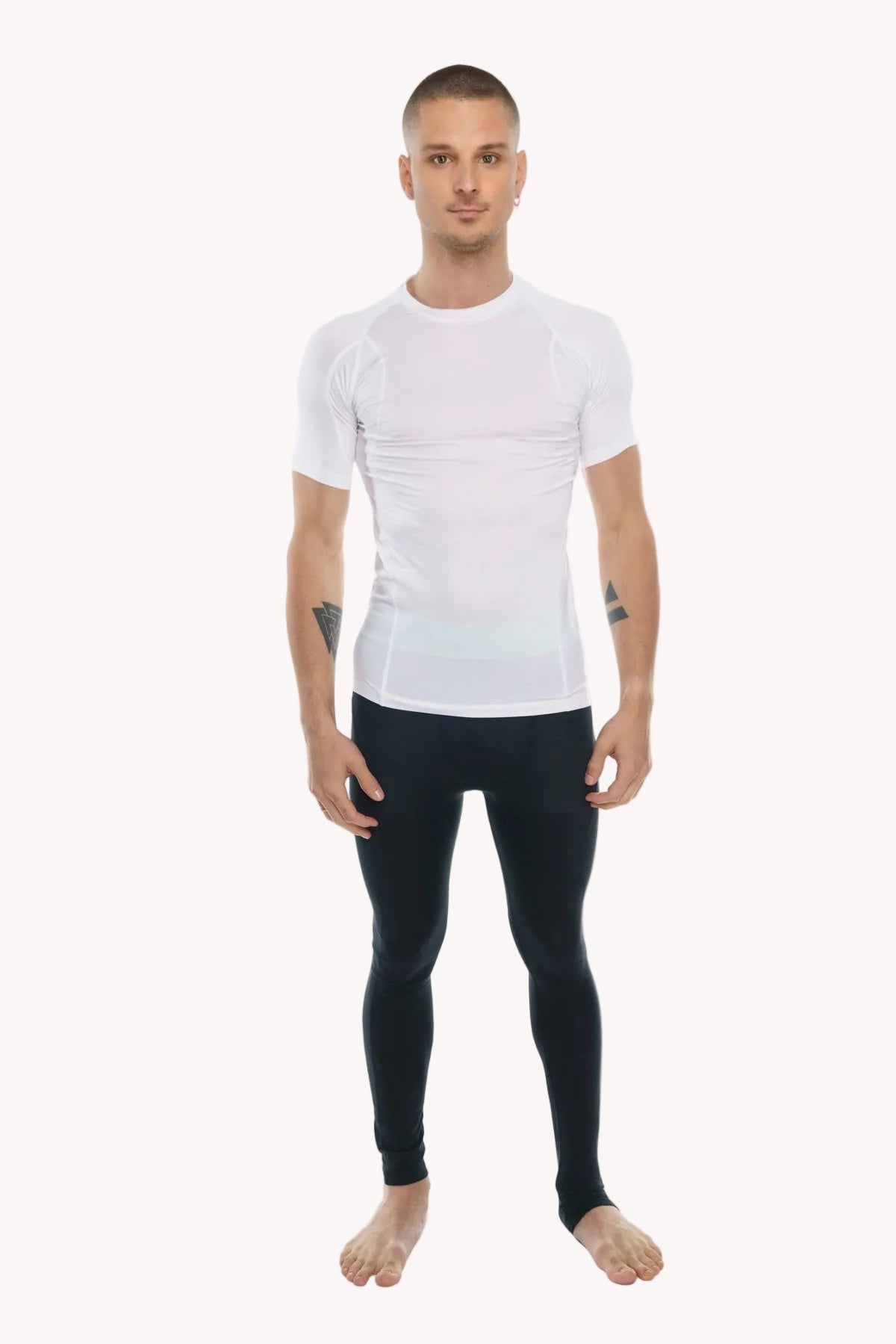 Designer Raglan Crew-Neck Tee – Arctic White