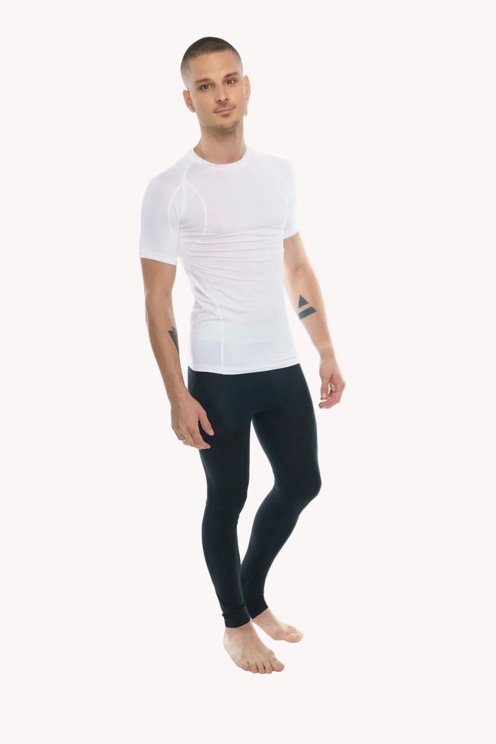 Designer Raglan Crew-Neck Tee – Arctic White