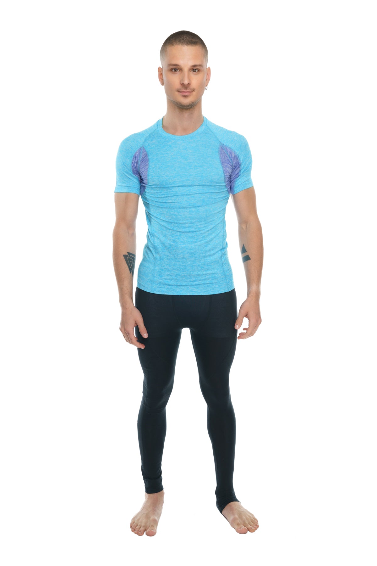 Designer Raglan Tee – Coral Shelf with Lavender Accent