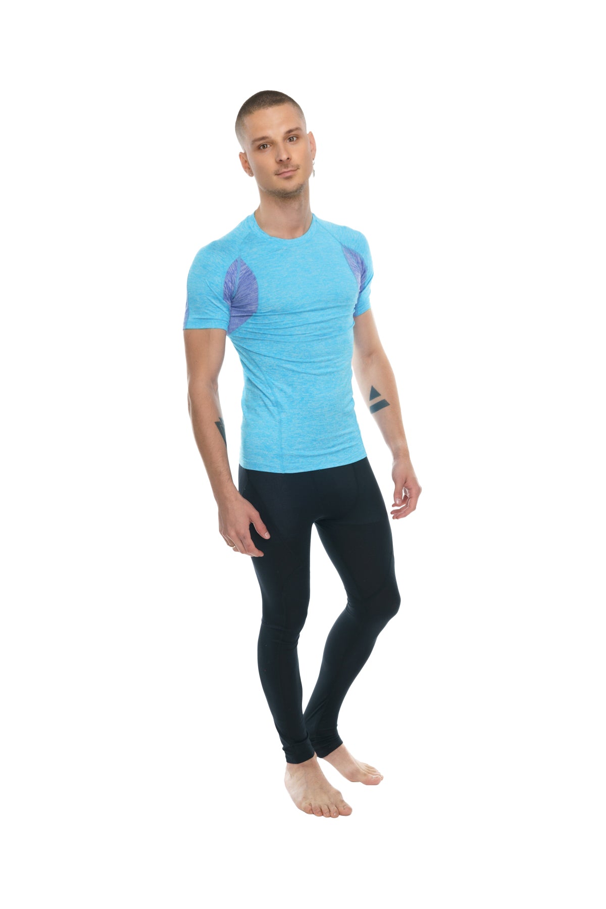 Designer Raglan Tee – Coral Shelf with Lavender Accent