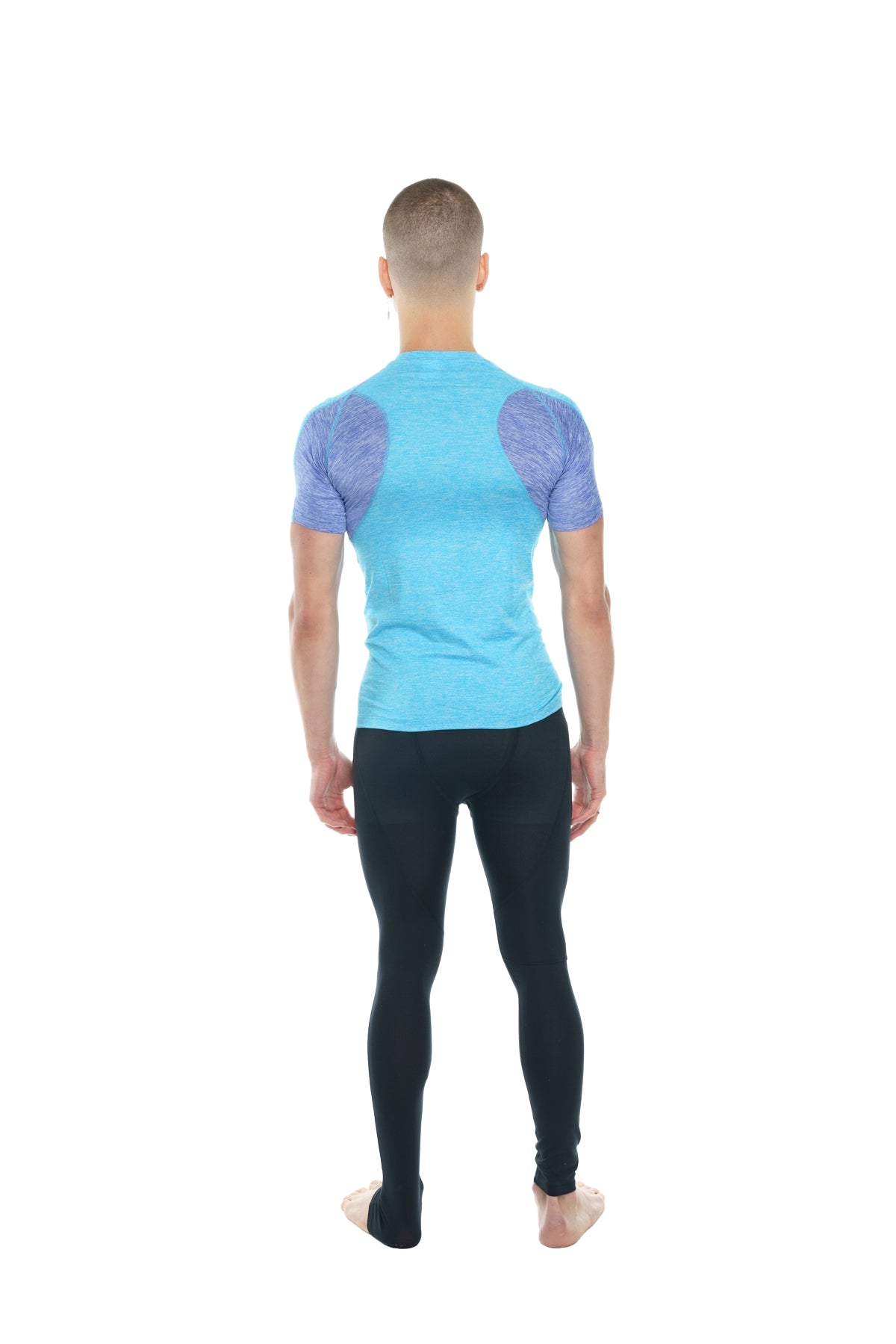 Designer Raglan Tee – Coral Shelf with Lavender Accent