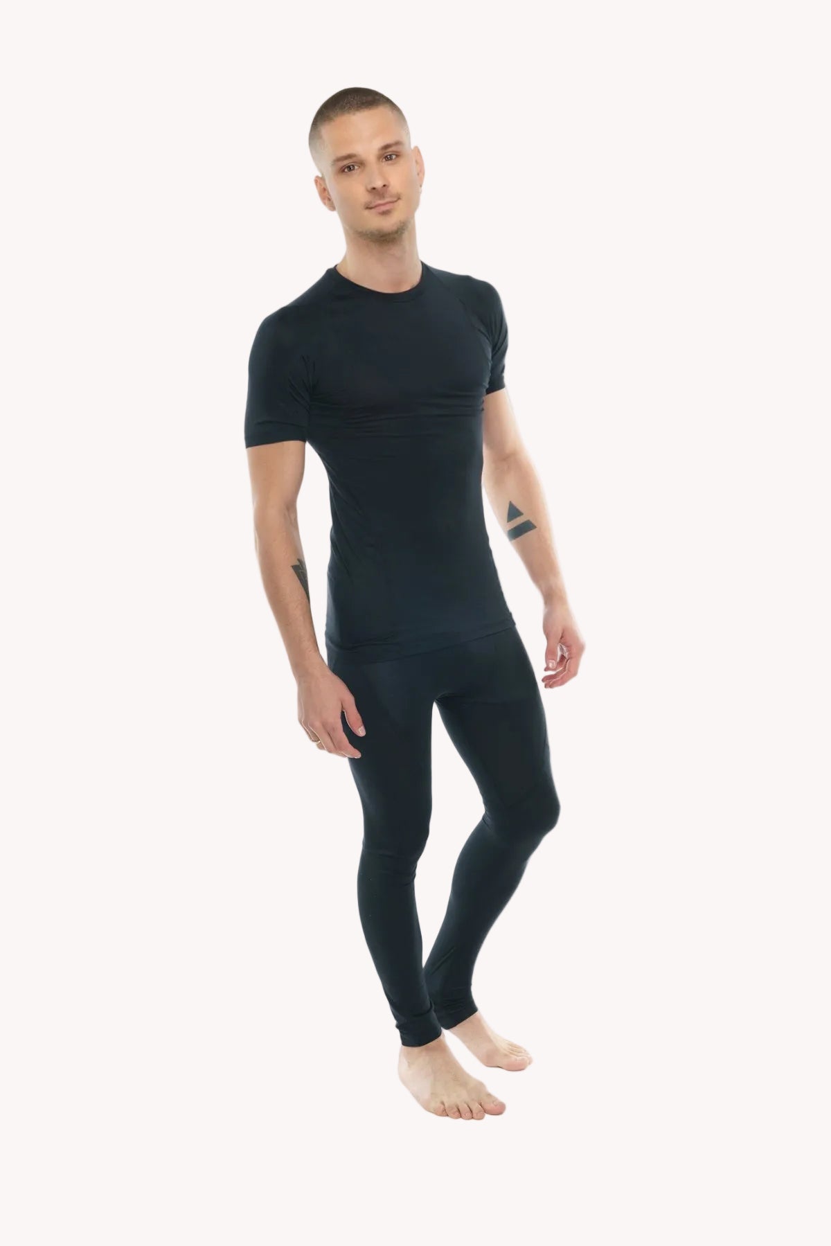 Designer Raglan Crew-Neck Tee – Carbon Black