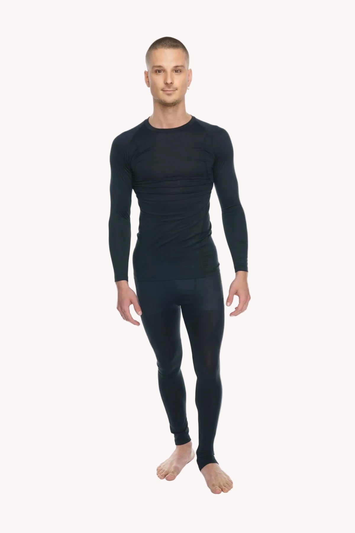 Designer Raglan Long Sleeve Tee – Carbon Black