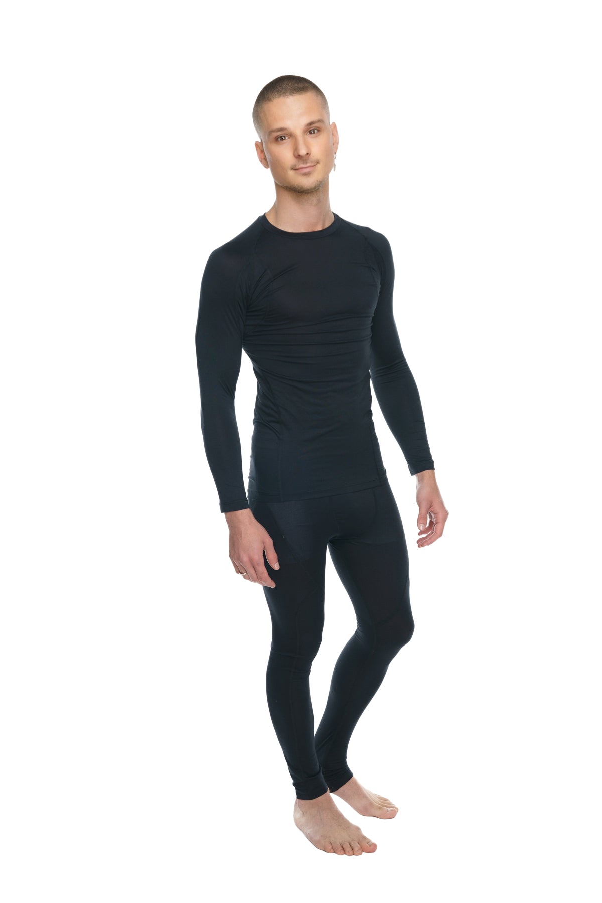 Designer Raglan Long Sleeve Tee – Carbon Black