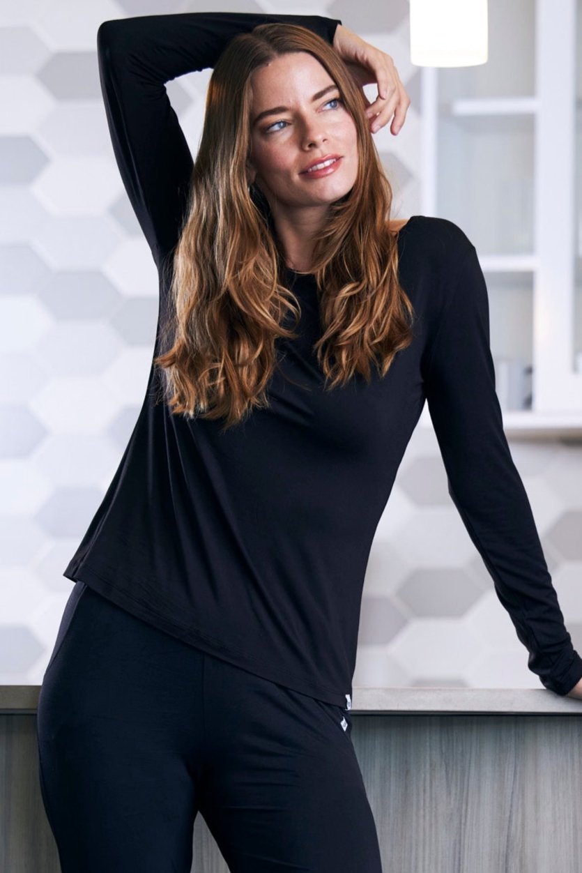 Bamboo Lounge Set – Long Sleeve Tee & Joggers
