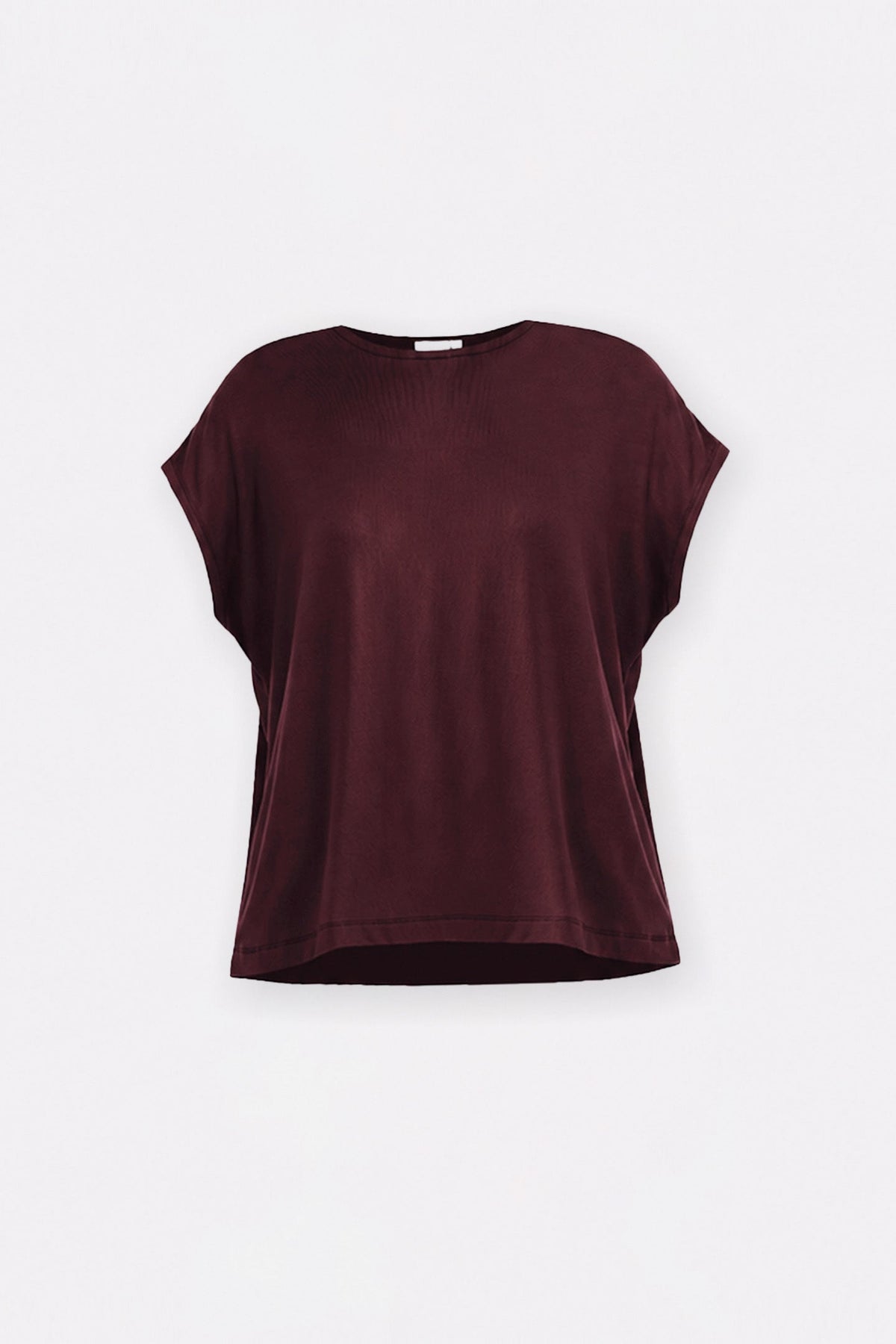 Relaxed Modal Tee – Midnight Merlot