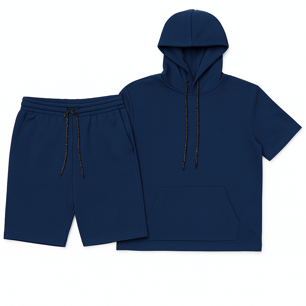 Core Short Sleeve Hoodie & Shorts Set