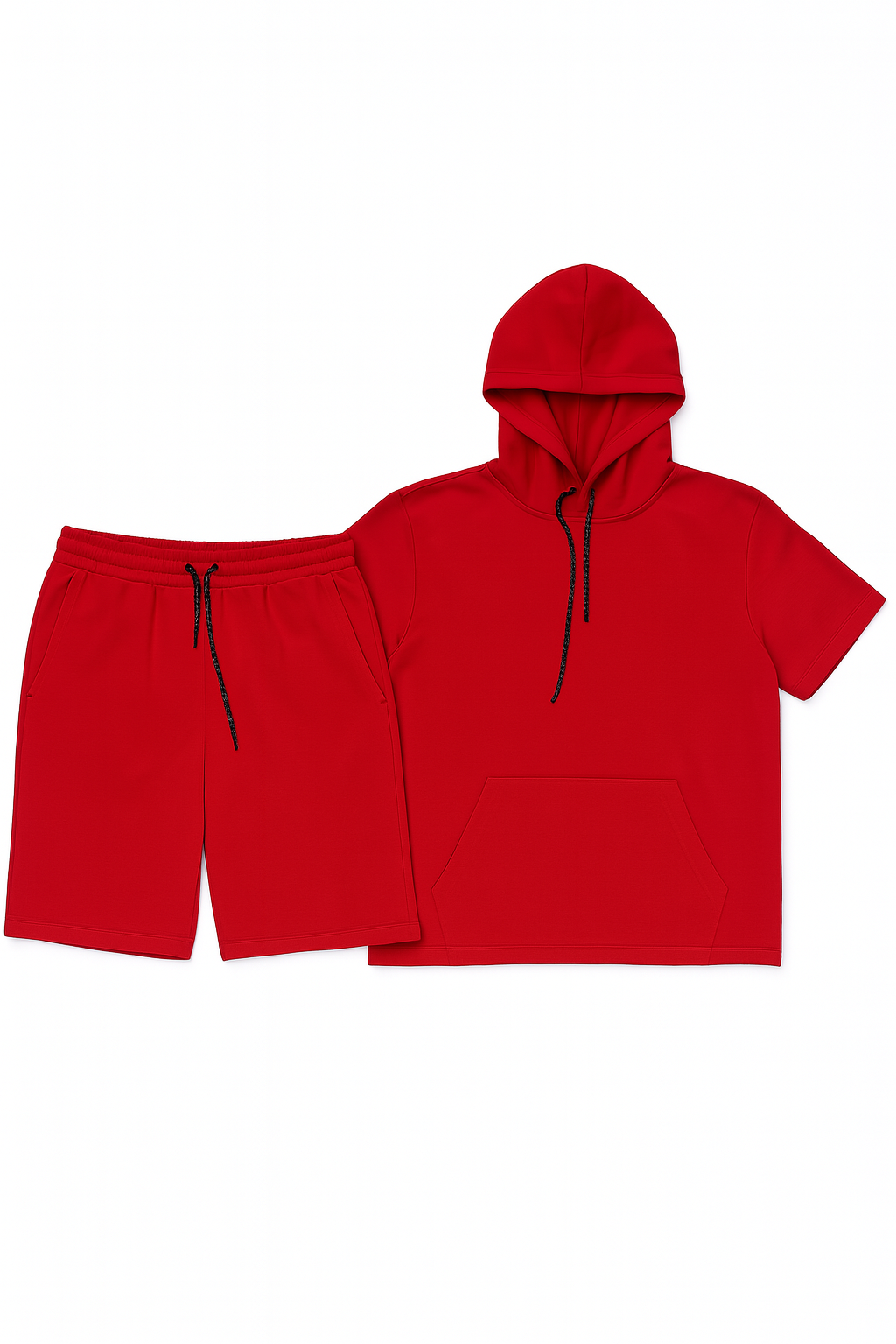 Core Short Sleeve Hoodie & Shorts Set