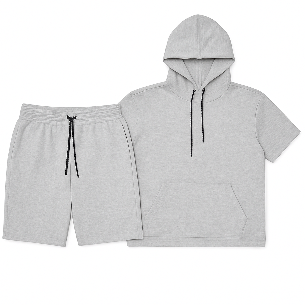 Core Short Sleeve Hoodie & Shorts Set