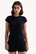 Essential Modal Crew Tee – Black