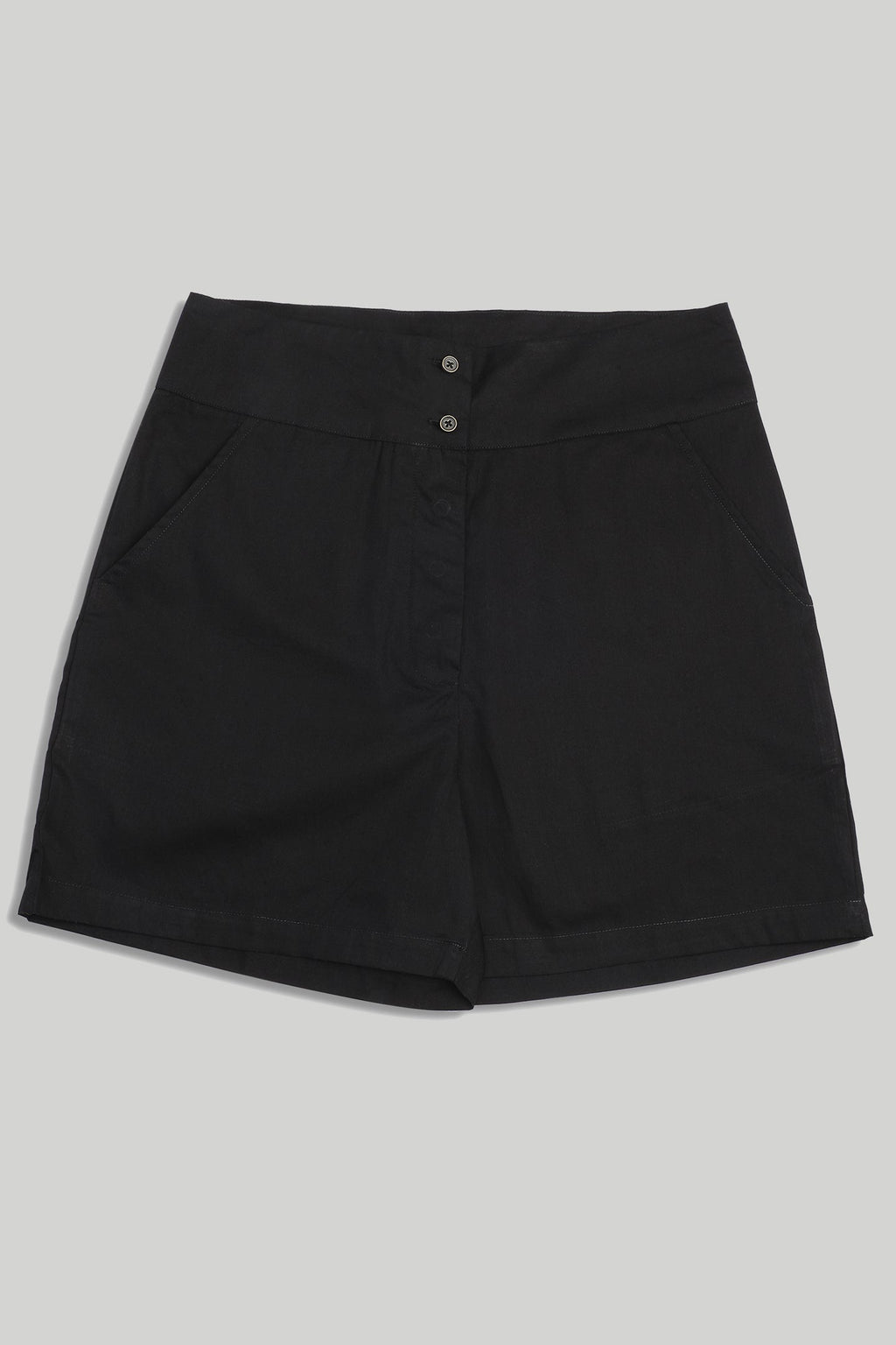 Organic Cotton Everyday Shorts – Black