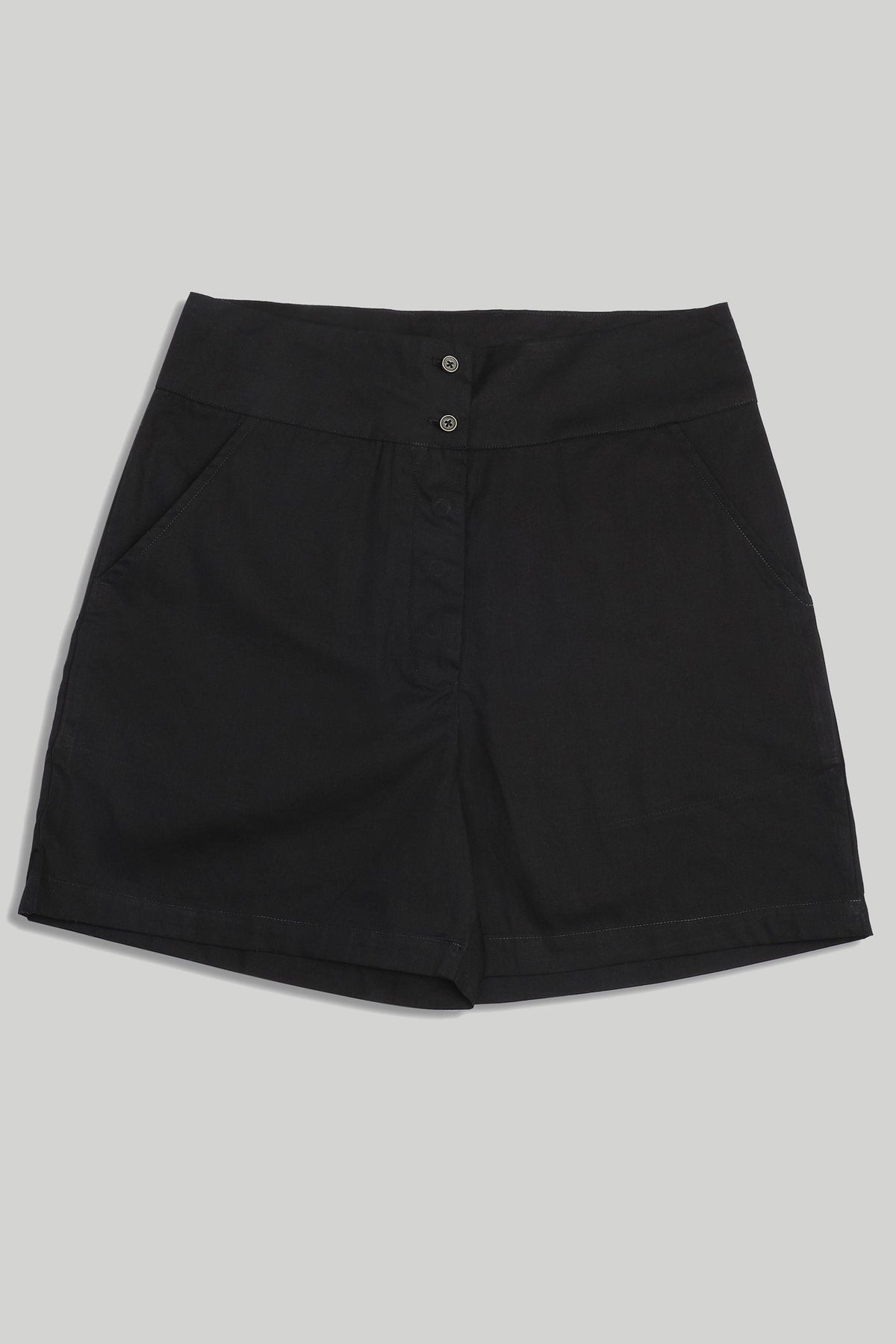 Organic Cotton Everyday Shorts – Black