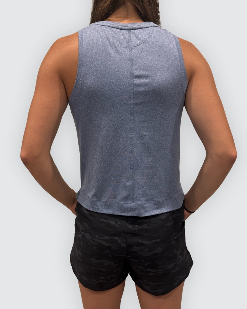 Boxy Mesh Crop Tank