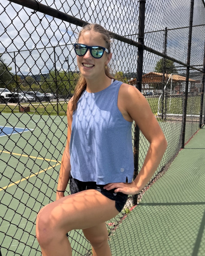 Boxy Mesh Crop Tank