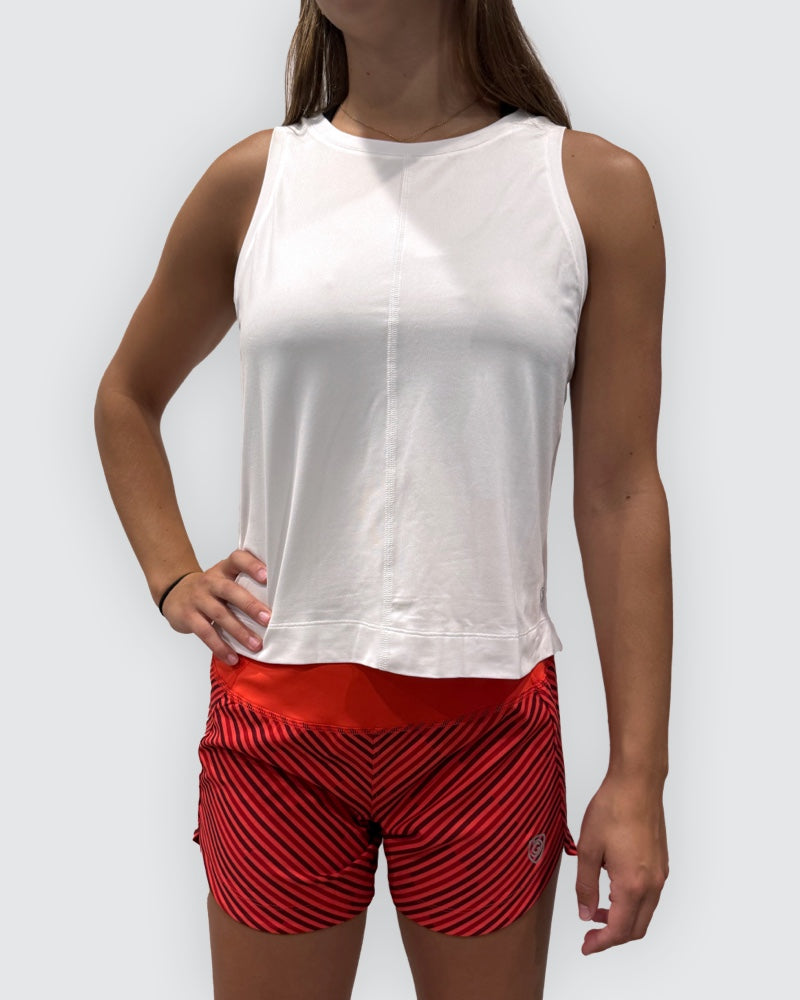 Boxy Mesh Crop Tank