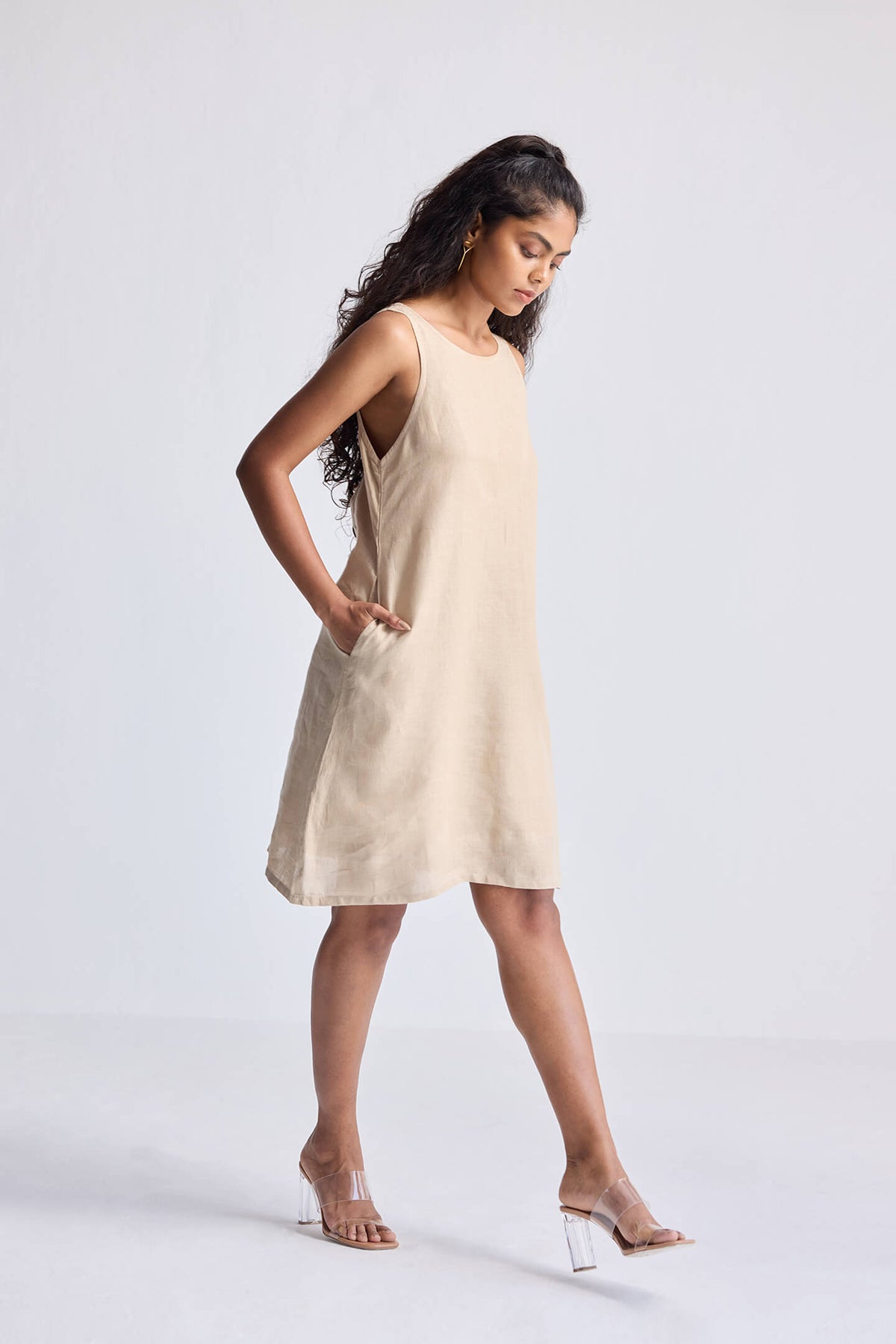 Hemp Lace-Back Dress