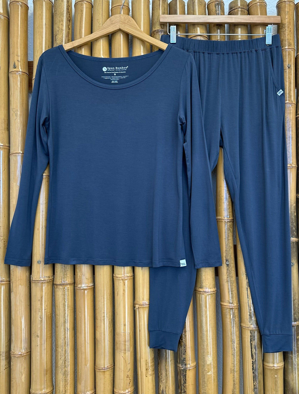 Bamboo Lounge Set – Long Sleeve Tee & Joggers