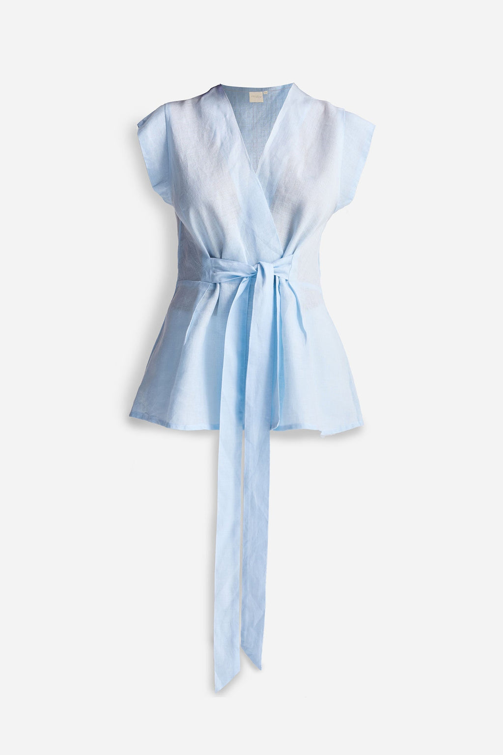 Power Moves Hemp Wrap Top – Blue