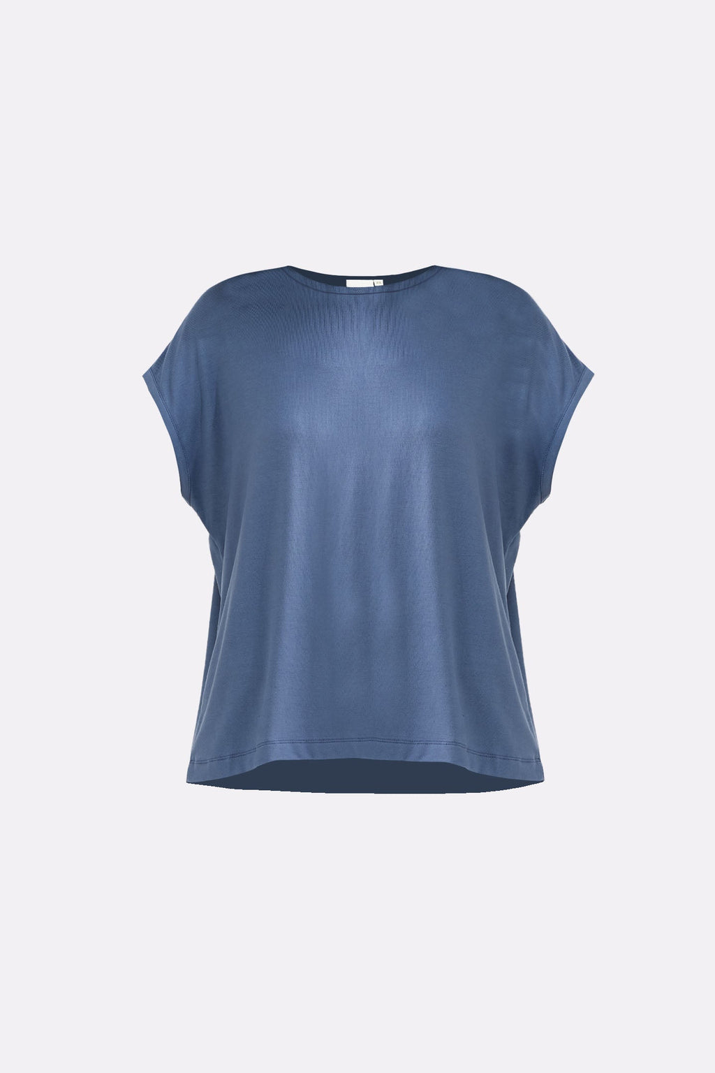 Relaxed Modal Tee – Blue