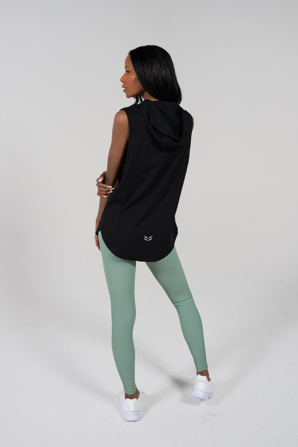 Determined Hooded Sleeveless Tank