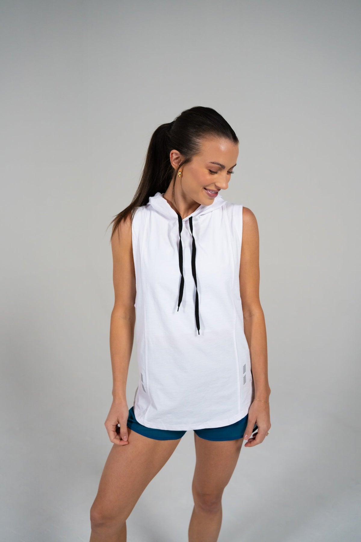 Determined Hooded Sleeveless Tank