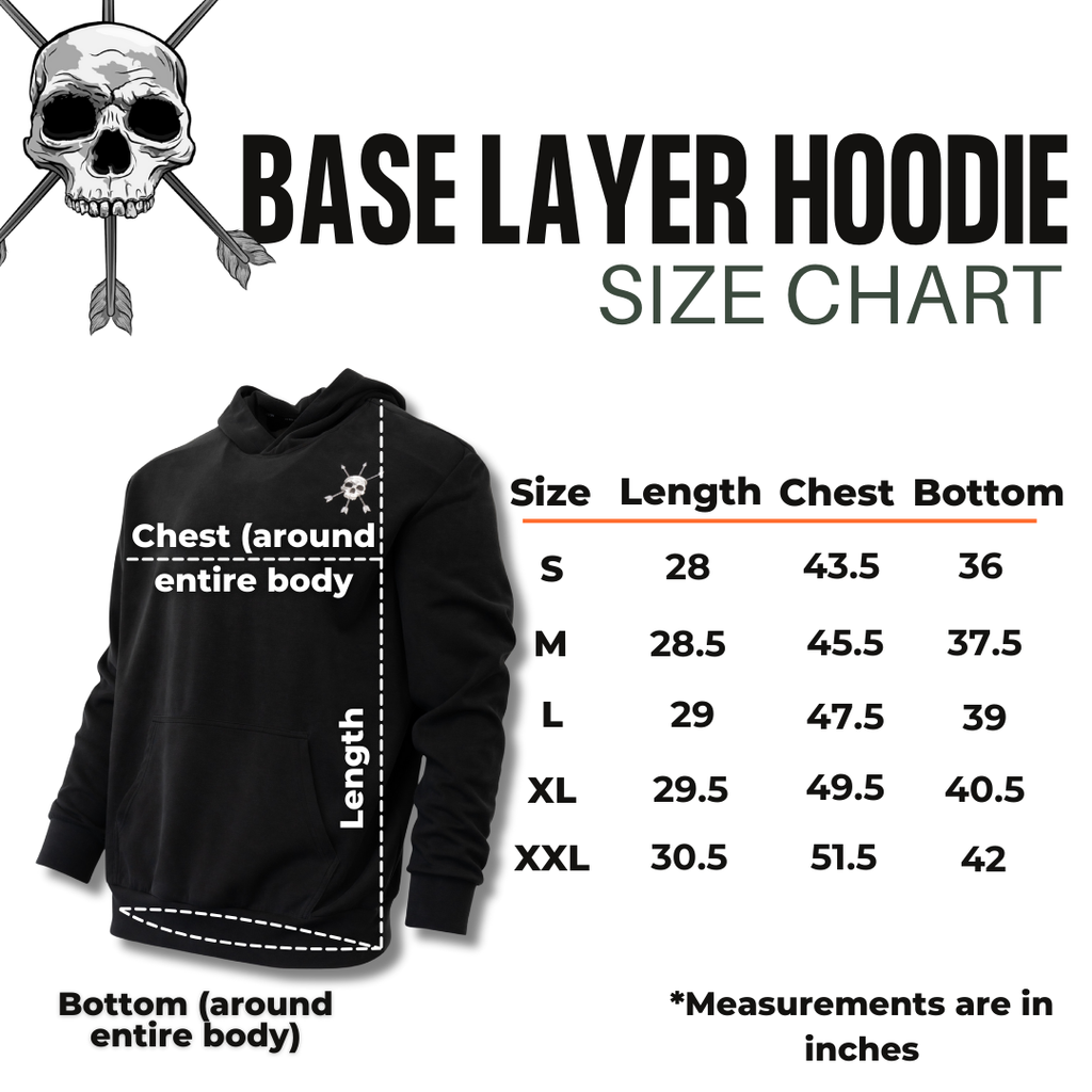 Base Layer Hoodie – Black