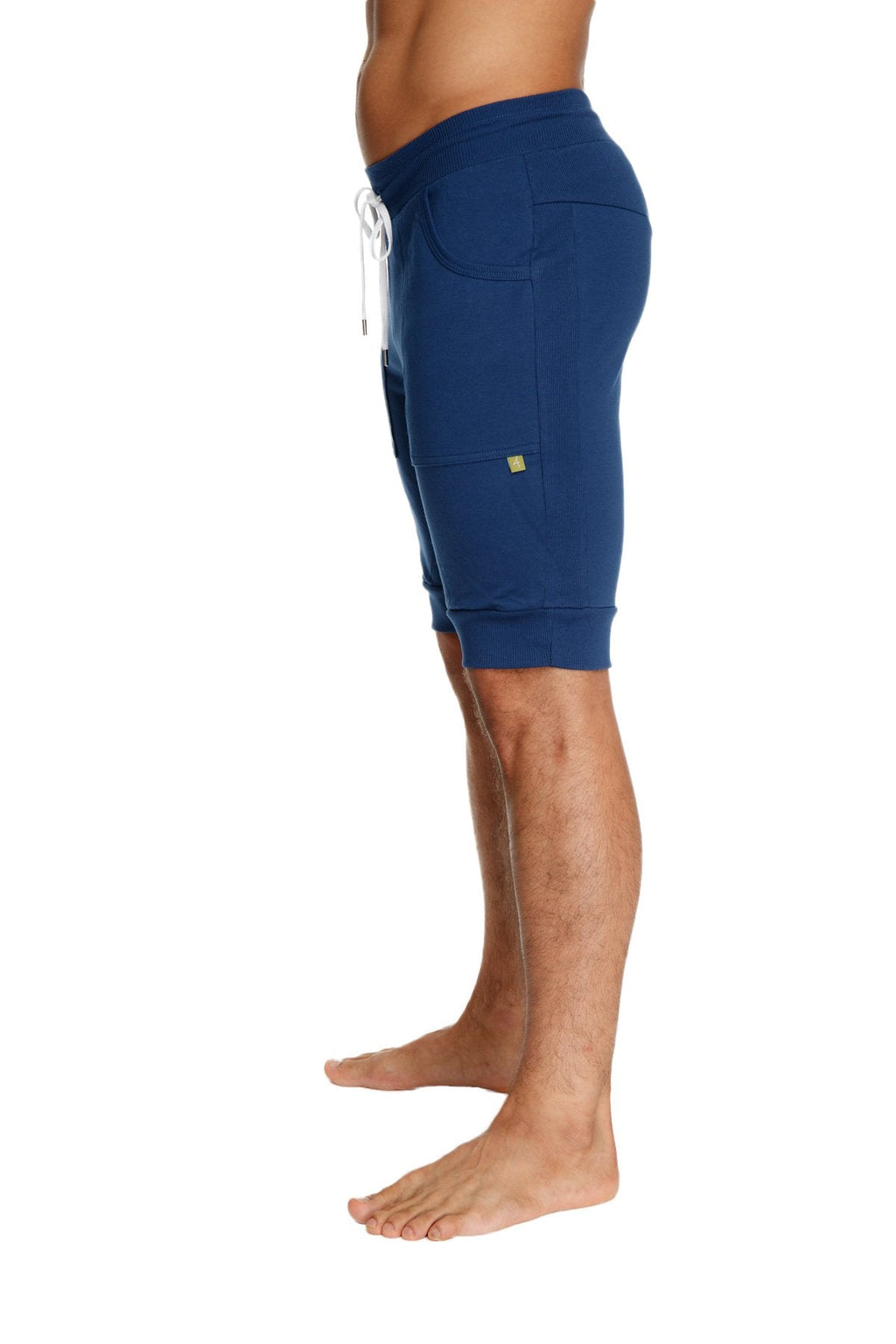 Cuffed Yoga Shorts – Royal Blue