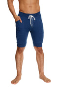 Cuffed Yoga Shorts – Royal Blue