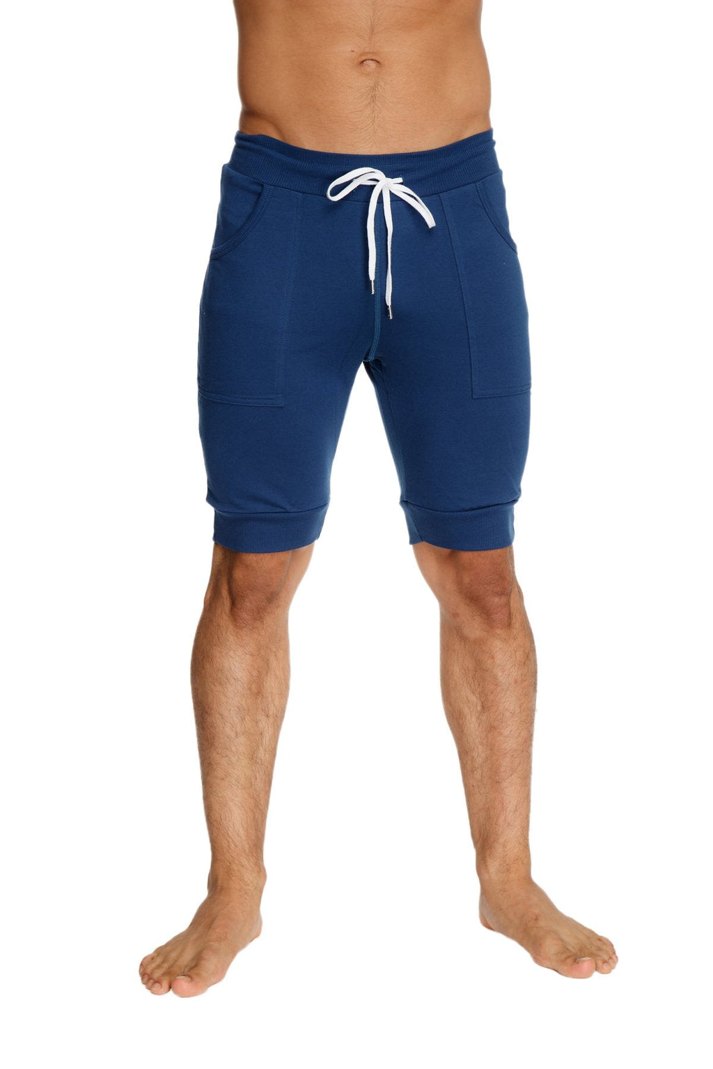 Cuffed Yoga Shorts – Royal Blue