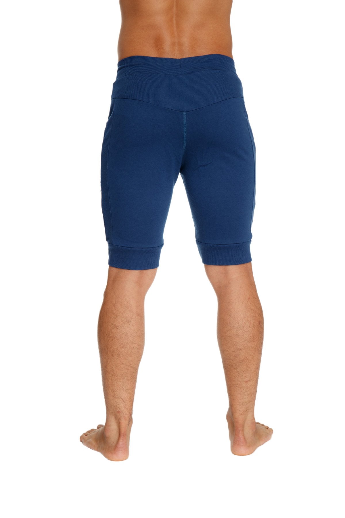 Cuffed Yoga Shorts – Royal Blue